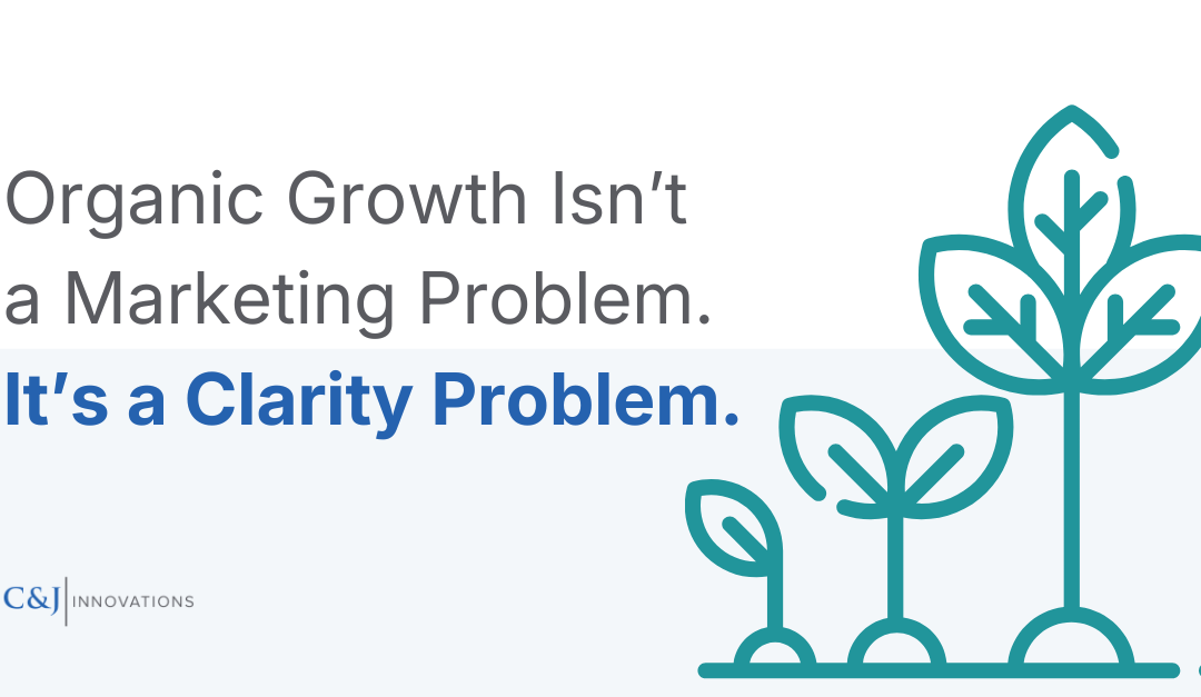 Organic Growth Isn’t a Marketing Problem. It’s a Clarity Problem.